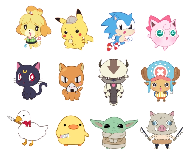 Mascot Mini Charms (Ghibli, Pokemon, etc) picture