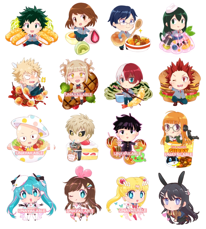 Double-Sided Acrylic Charms (Various Series) picture