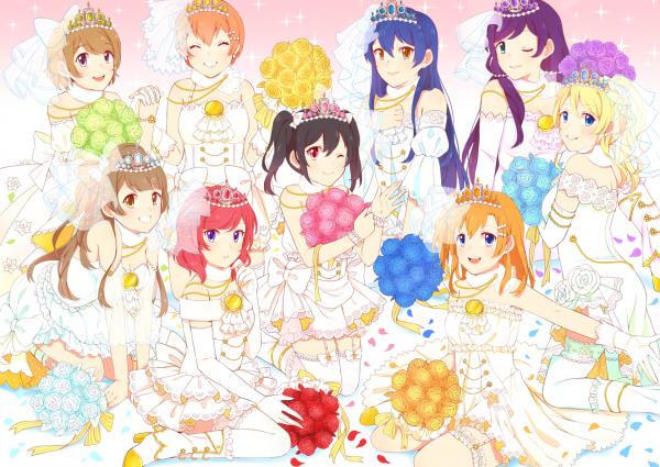Love Live Wedding Print (11x17)