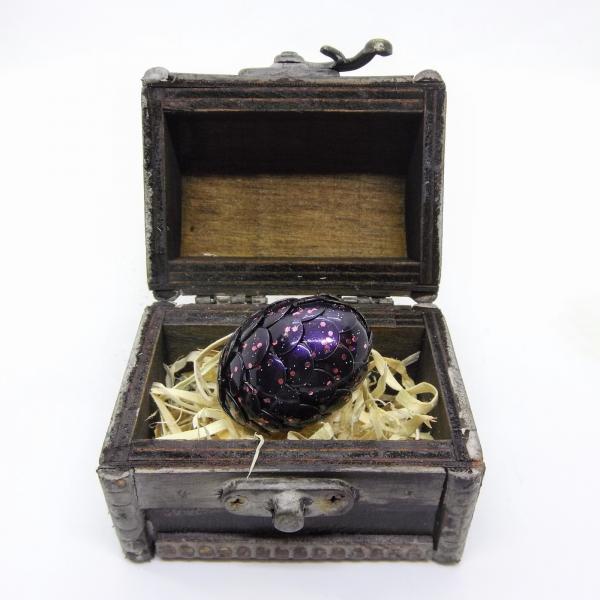 Purple and Pink Flecked Dragon Egg