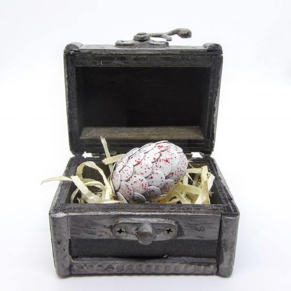 White and Red Flecked Dragon Egg