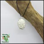 White Gold Dragon Egg Pendant