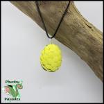 Lemon Yellow Dragon Egg Pendant