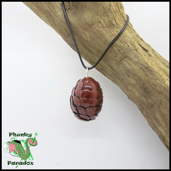 Deep Red Dragon Egg Pendant picture