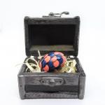 Navy Blue and Pink Dragon Egg