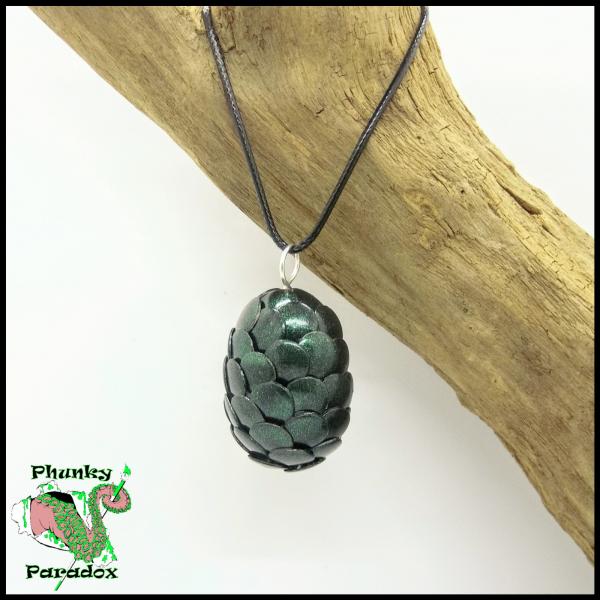 Forest Green Dragon Egg Pendant picture