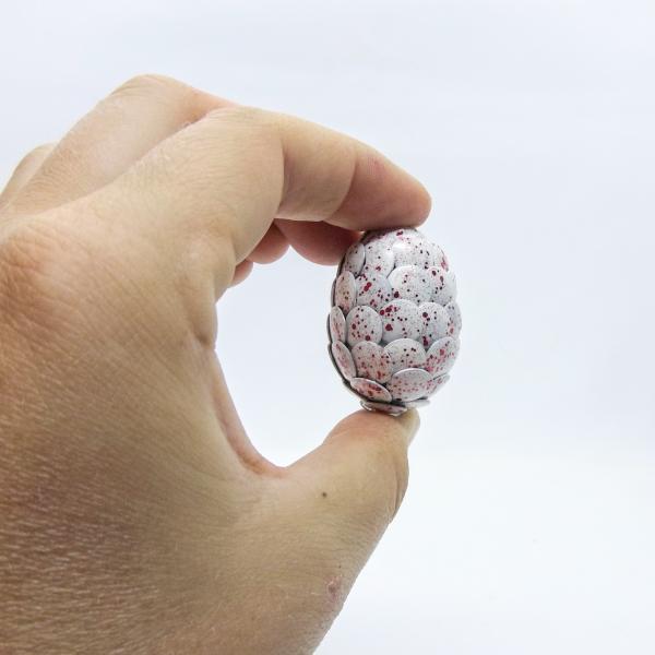 White and Red Flecked Dragon Egg picture
