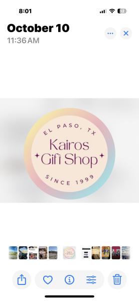 Kairos gift shop