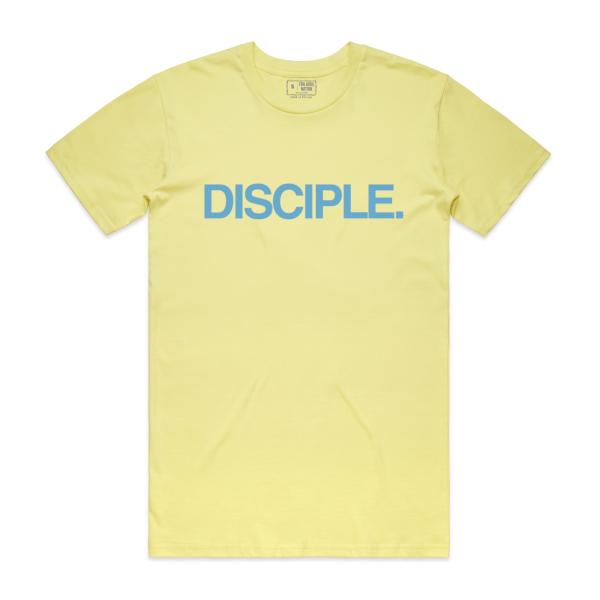 DISCIPLE. Tee (Sunshine Yellow/Baby Blue) picture