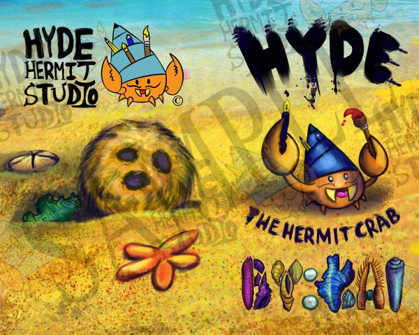 Hyde the Hermit Crab the book! picture