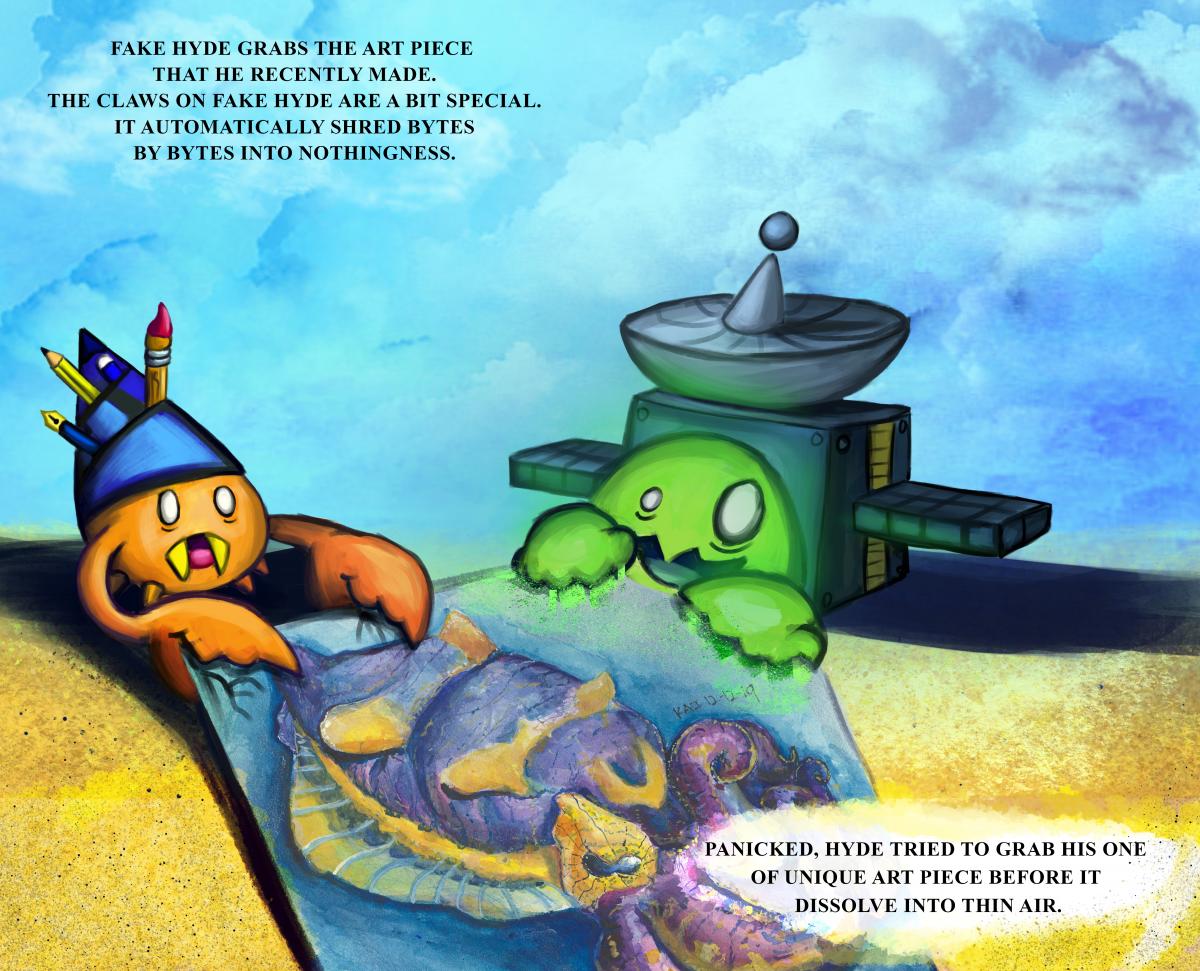 Hyde and the mystery friend? Book picture