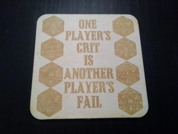 One Player's Crit Coasters picture