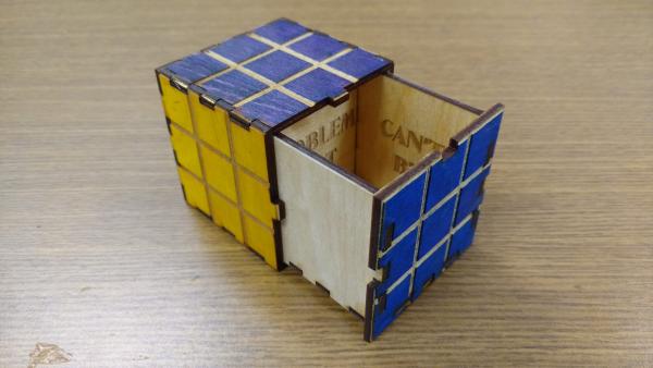 Rubix Cube Lock Box picture