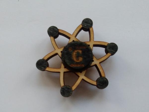 Carbon "Atomic" Fidget Spinner picture