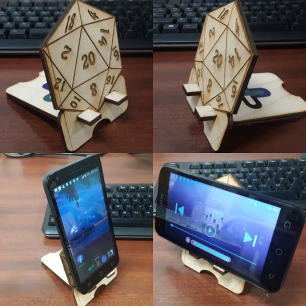 D20 Phone Stand (2 piece) picture