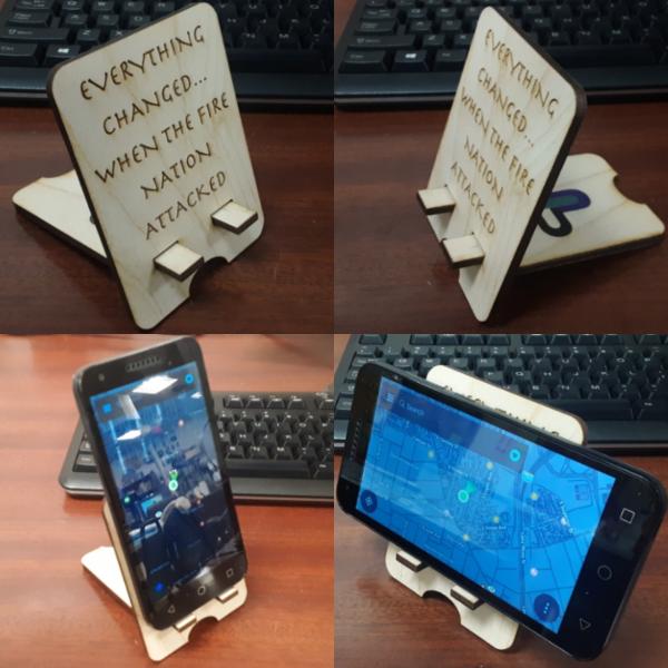 Fire Nation Phone Stand (2 piece)