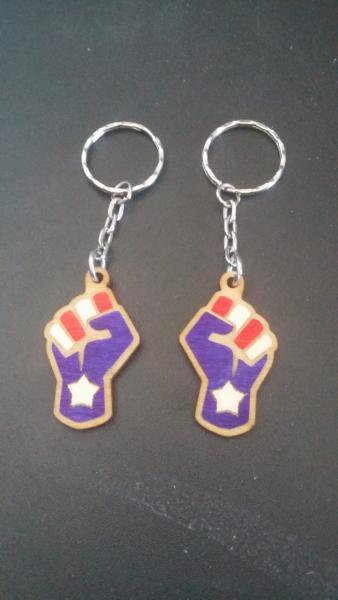 National Pride Resist/Power Fist Charm picture