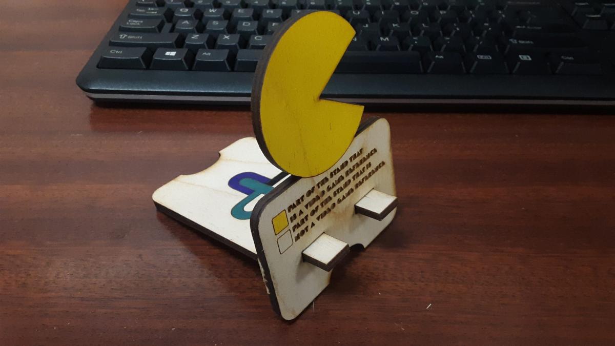 Video Game Reference Chart Phone Stand (2 piece) picture