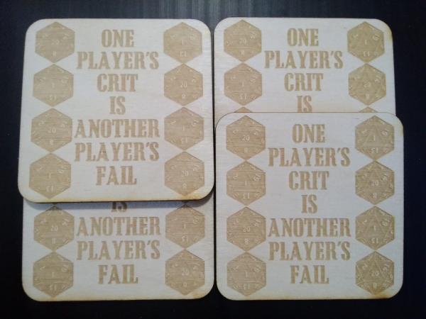 One Player's Crit Coasters picture