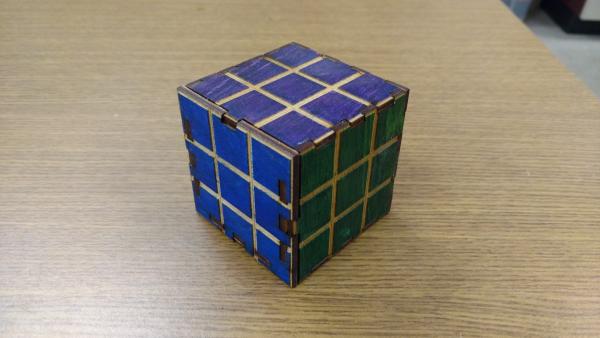 Rubix Cube Lock Box picture