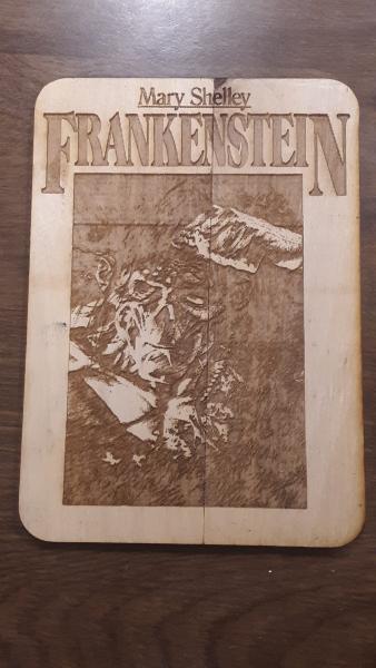 Frankenstein (Book Cover) Plaque picture