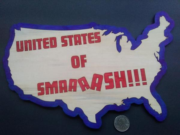 United States of SMASH Wall Plaque