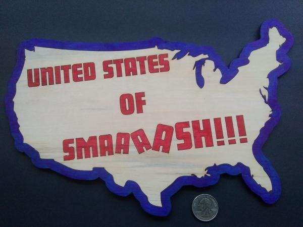 United States of SMASH Wall Plaque picture