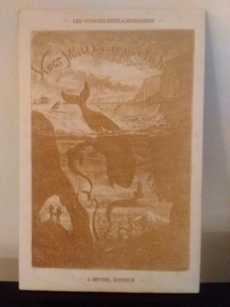 20 Thousand Leagues Under The Sea (Book Cover) Plaque picture
