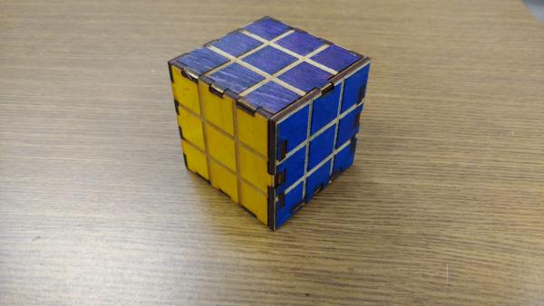 Rubix Cube Lock Box picture