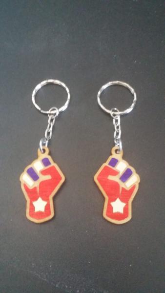 National Pride Resist/Power Fist Charm picture