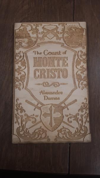 The Count of Monte Cristo (Book Cover) Plaque