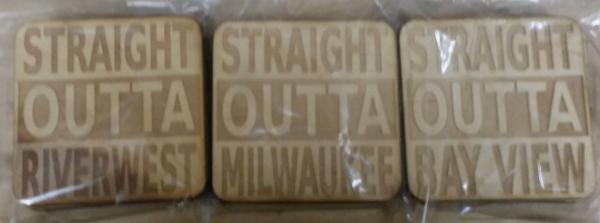 Straight Outta Everywhere Coasters (real locations)