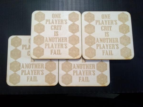 One Player's Crit Coasters picture