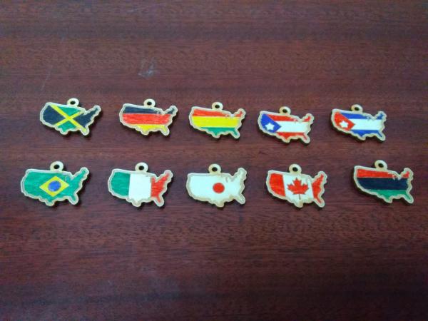 More Than American (National Flag) Charms