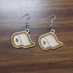 Toilet Paper Earrings