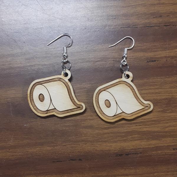 Toilet Paper Earrings picture