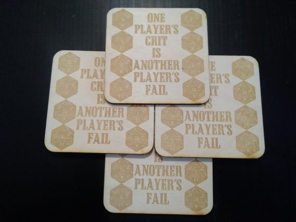 One Player's Crit Coasters picture