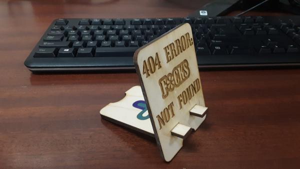 404 Error Phone Stand (2 piece) picture