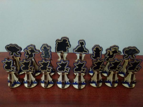 Who's That Pokemon Chess Set - Water vs Fire picture