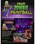 Crazy zombie paintball