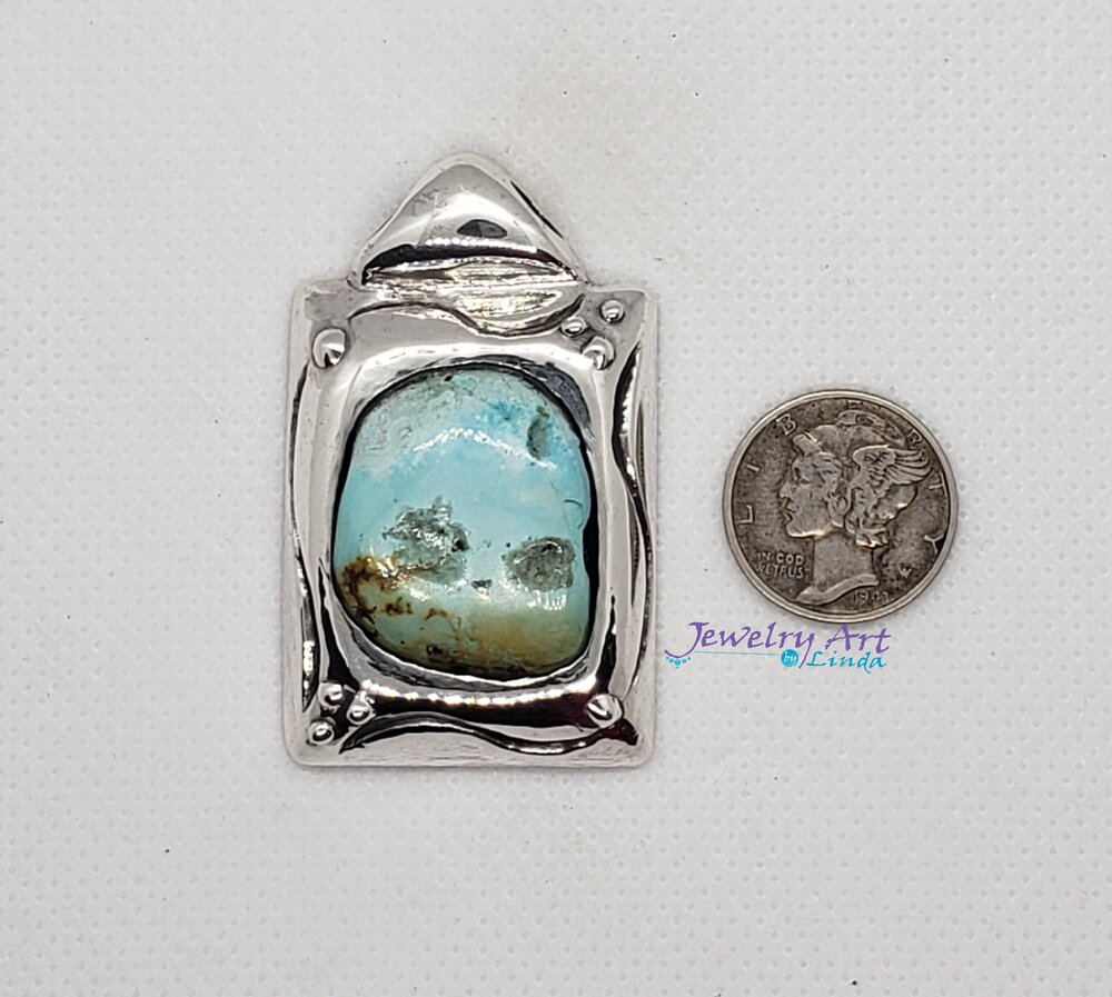 "THE PRAIRIE" ROYSTON TURQUOISE PENDANT picture