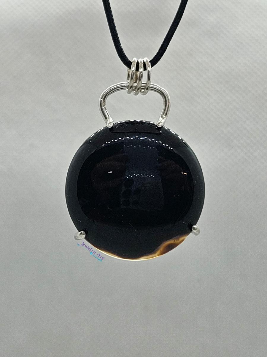 AMAZING OBSIDIAN PENDANT picture