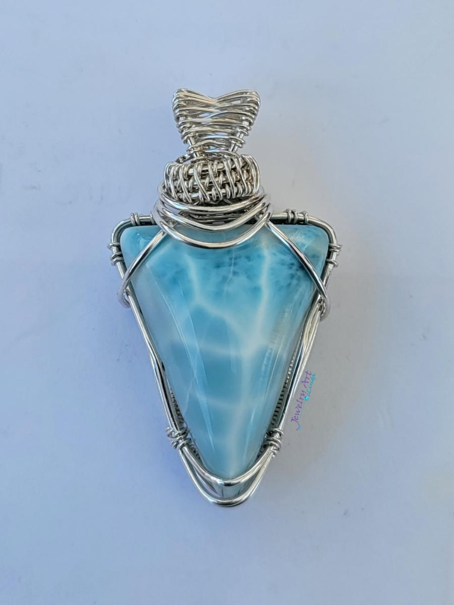 LARIMAR AAA-GRADE, STERLING SILVER picture
