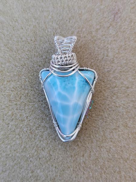 LARIMAR AAA-GRADE, STERLING SILVER