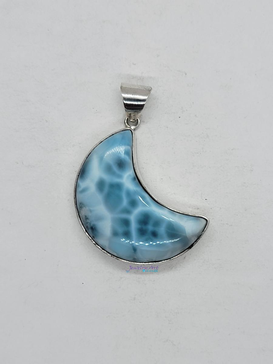 LARIMAR MOON PENDANT picture