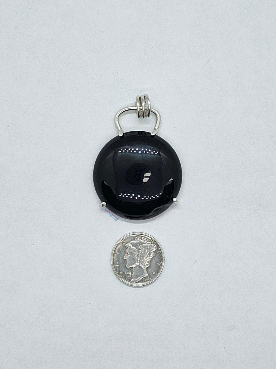 AMAZING OBSIDIAN PENDANT picture