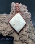 Crinoid Coral Fossil Pendant