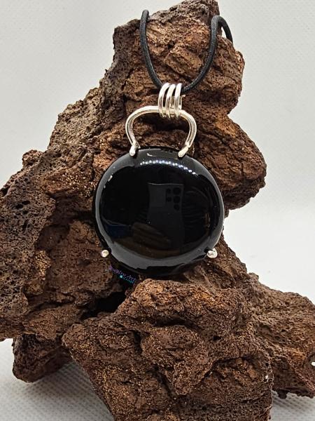 AMAZING OBSIDIAN PENDANT