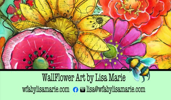 Wallflower Art by Lisa Marie