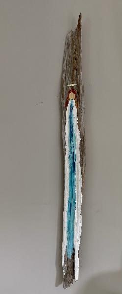 Blue Driftwood Angel picture